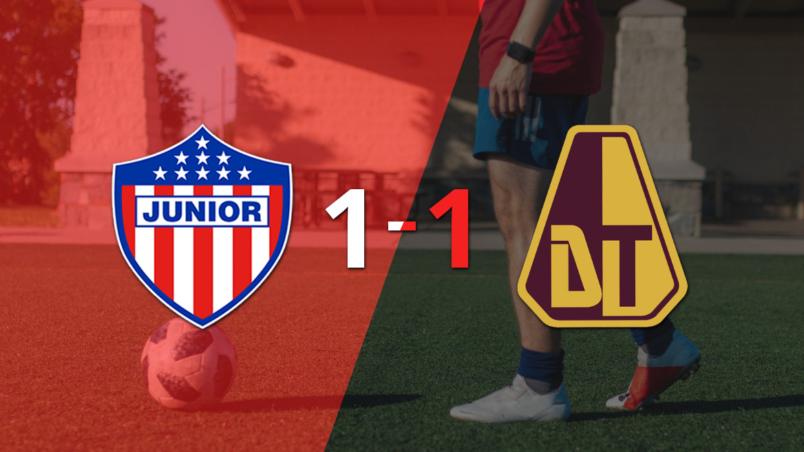Junior y Tolima empatan en un emocionante debut de la Primera División