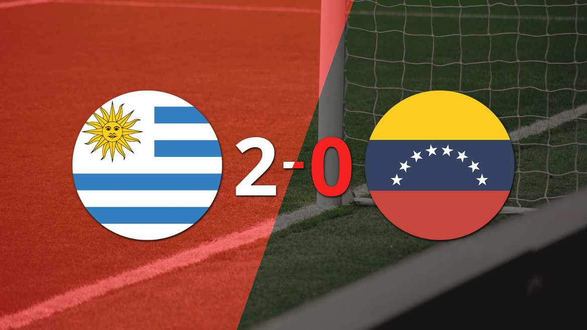 Uruguay le ganó como anfitrión a Venezuela por 2-0