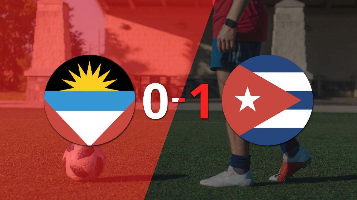 Cuba se lleva la victoria ante Antigua y Barbuda con un gol solitario