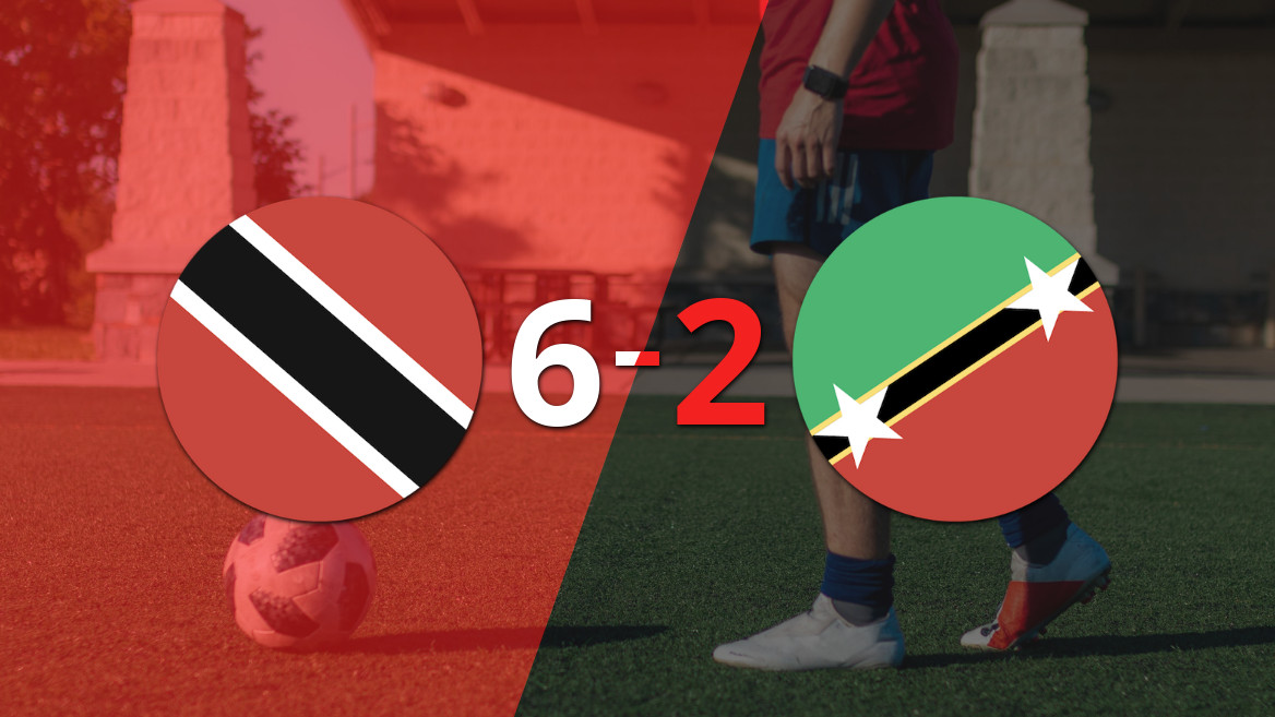 Con doblete de Dante Sealy, Trinidad liquidó 6-2 a San Cristóbal