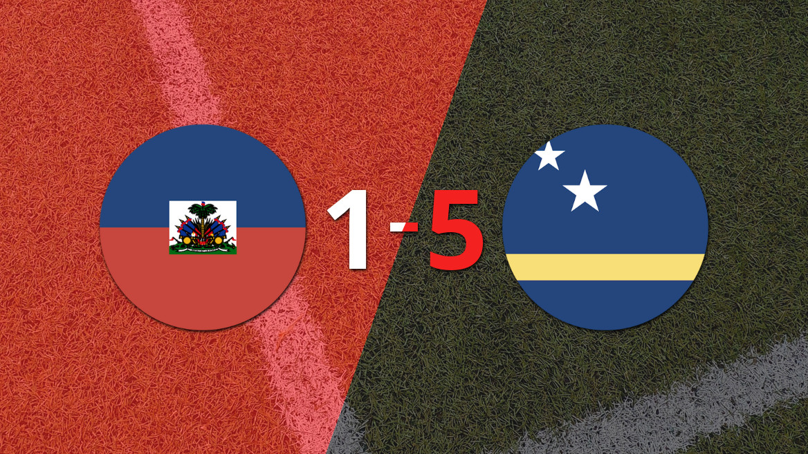 Curazao humilla a Haití con una contundente victoria de 5-1