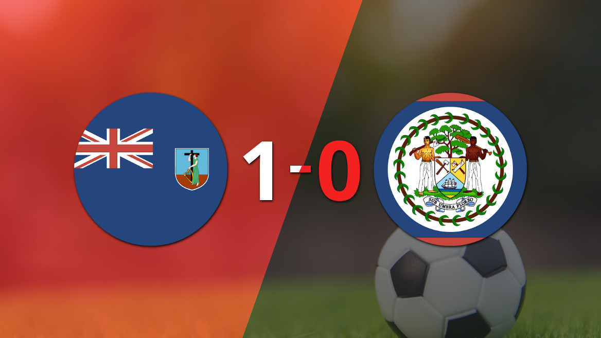 Montserrat conquista a Belice con un gol temprano de Mark Rogers