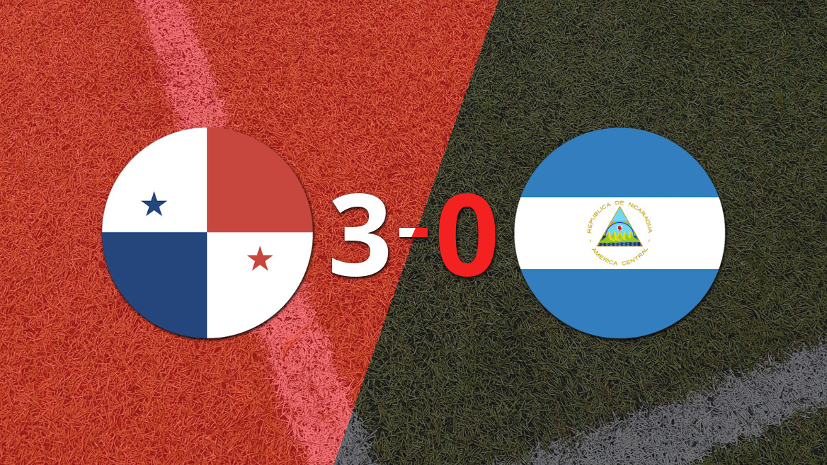 Panamá liquidó con una goleada a Nicaragua por 3 a 0