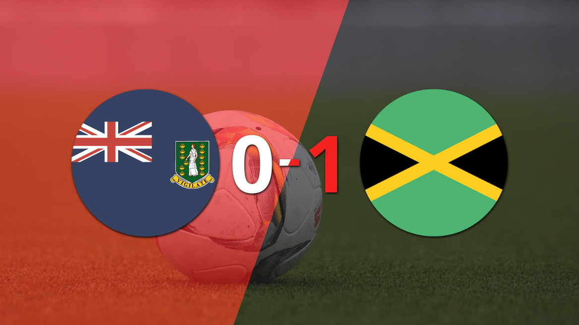 Jamaica se quedó con la victoria 1-0 ante Islas Vírgenes Británicas en el estadio A.O. Shirley Recreation Ground