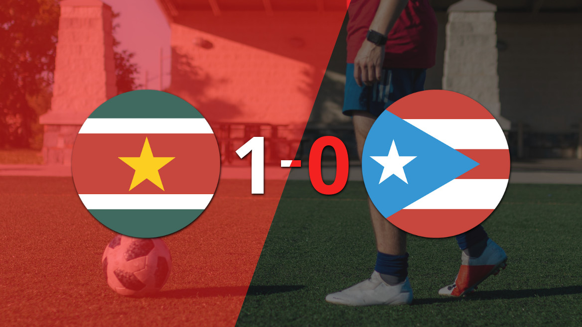 Un solo gol fue suficiente para que Surinam venciera a Puerto Rico en el estadio Dr. Ir. Franklin Essed