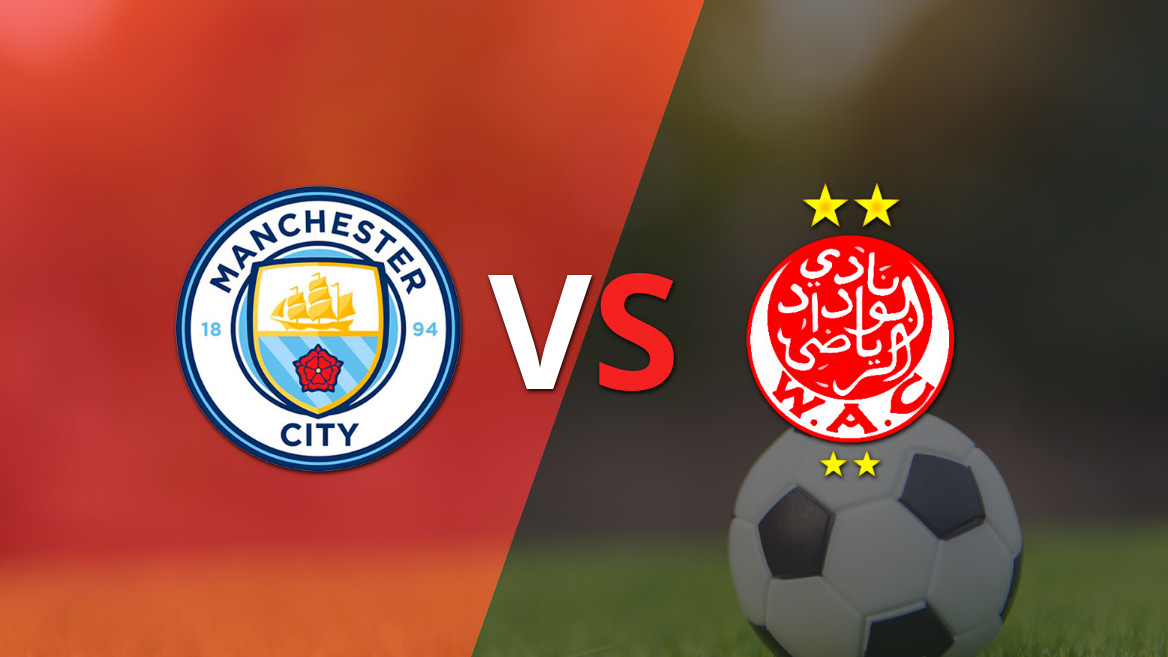 ¡Ya se juega la etapa complementaria! Manchester City vence a Wydad Casablanca por 2-0