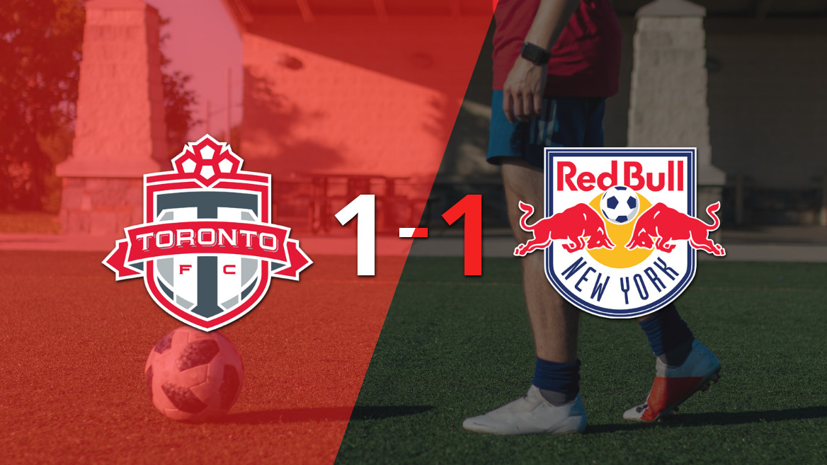 Toronto FC y New York Red Bulls comparten puntos en un emocionante empate