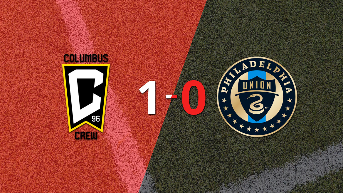 Columbus Crew se impone 1-0 ante Philadelphia Union