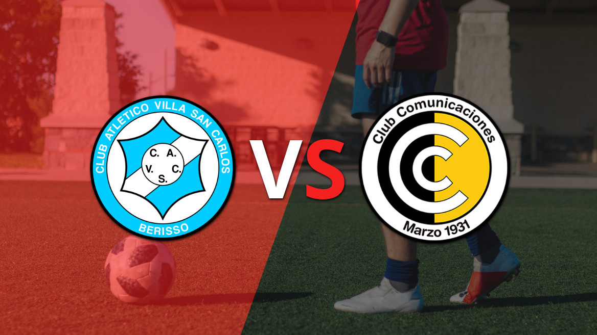 Villa San Carlos no pudo ante la contundencia de Comunicaciones y perdió por 2 a 0