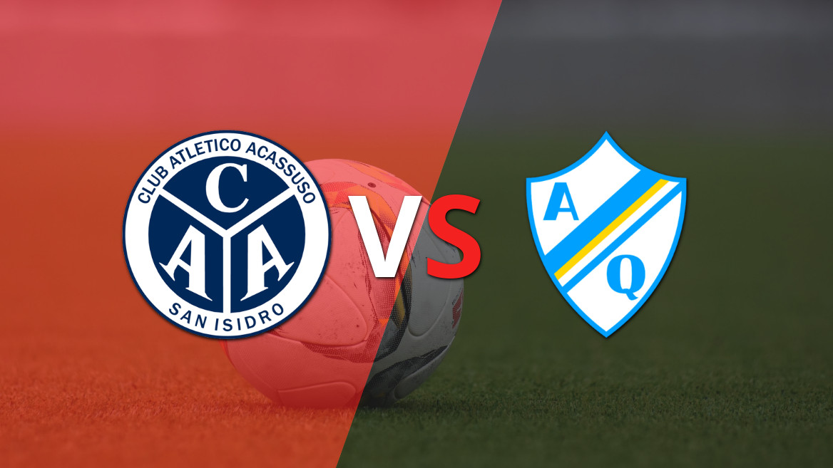 David Escalante anotó un doblete en la goleada 5-2 de Acassuso a Arg. de Quilmes