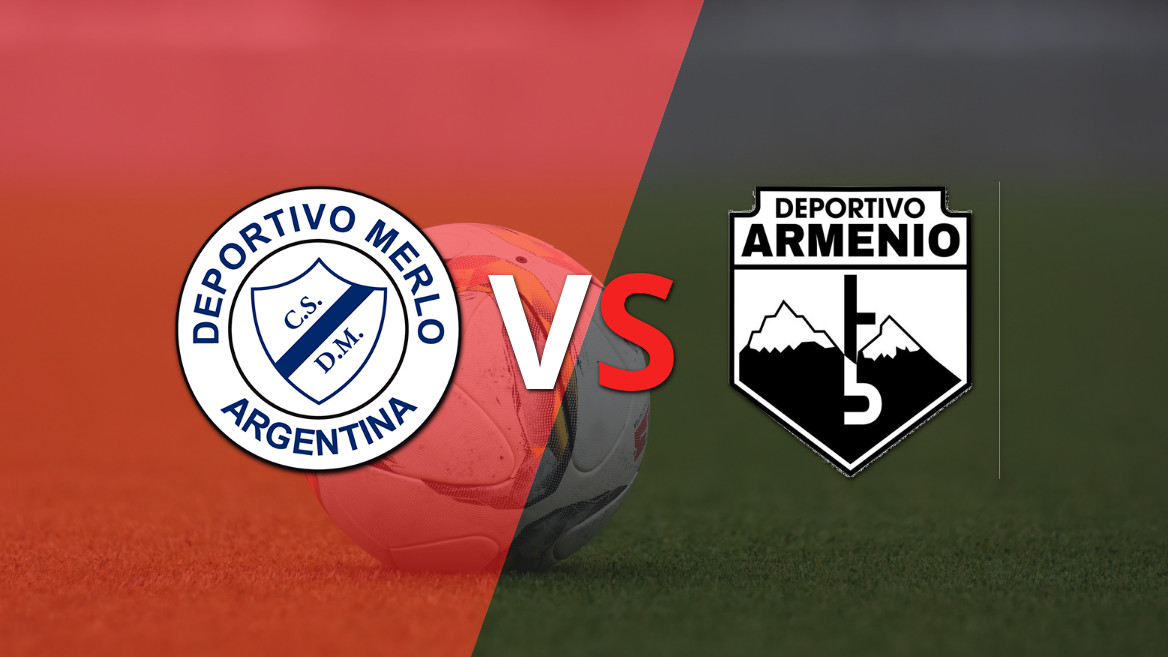 Dep. Armenio se quedó con la victoria 1-0 ante Dep. Merlo en el estadio José Manuel Moreno