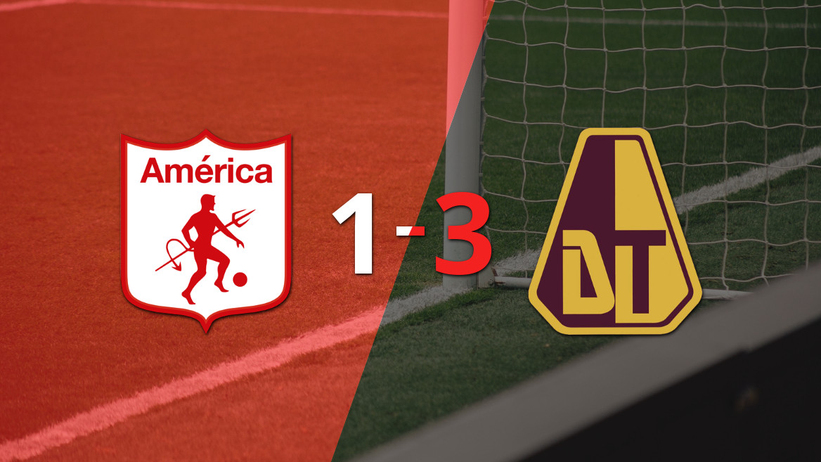 Tolima derrota a América de Cali 3-1 con destacada actuación de Adrián Parra