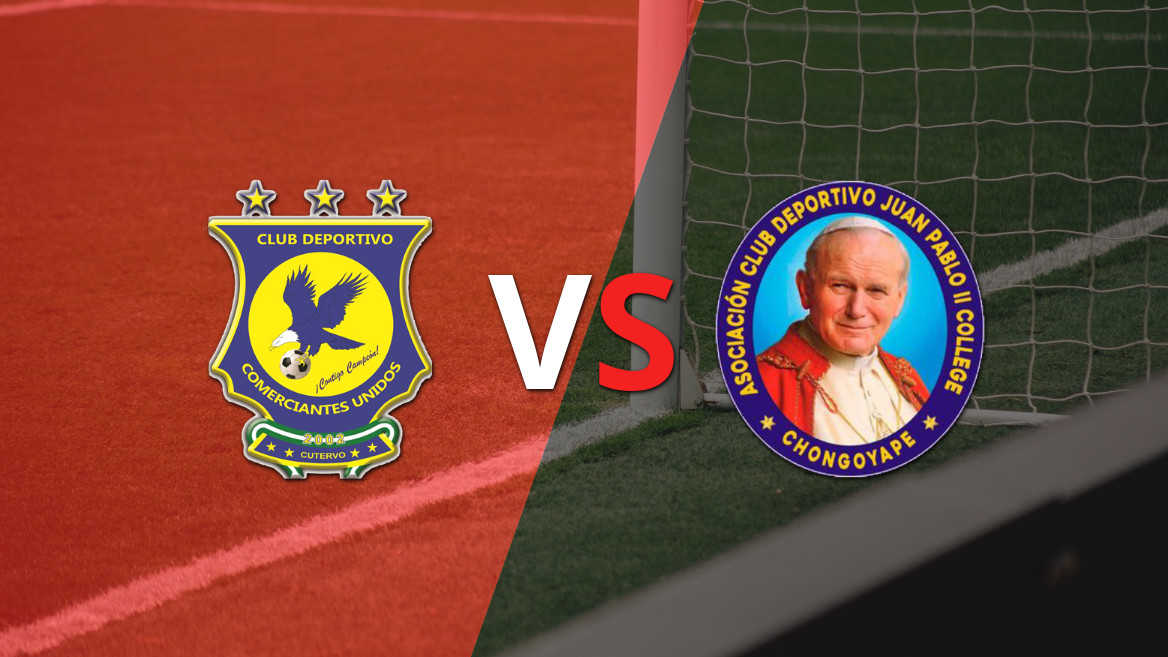 Comerciantes Unidos golea 3-0 a Juan Pablo II y Matías Sen firma doblete