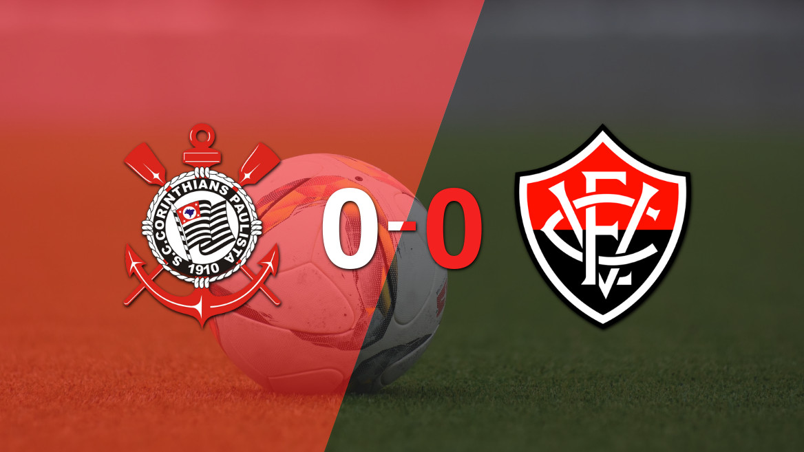 Empate sin goles entre Corinthians y Vitória en el Brasileirao