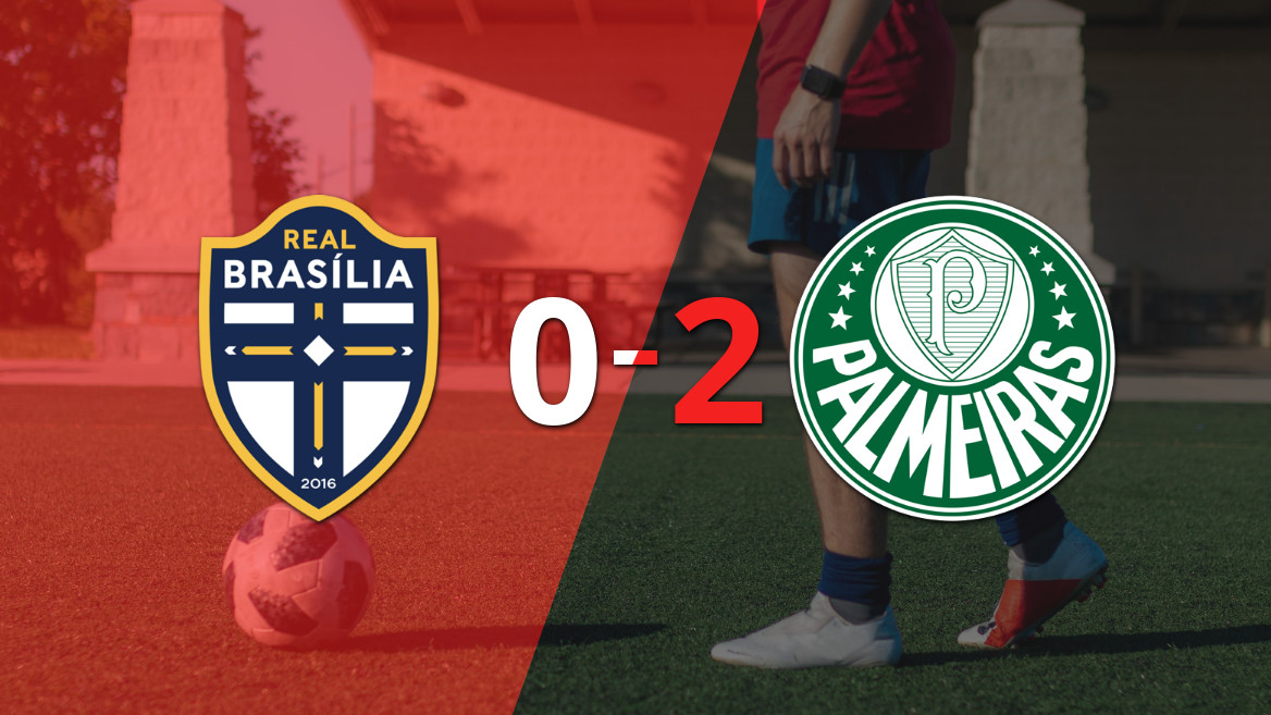 Palmeiras logra una victoria convincente sobre Real Brasília en el Bezerrão