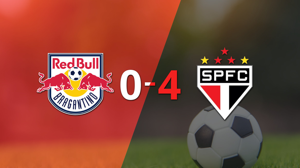 Victoria contundente de São Paulo sobre RB Bragantino en el Brasileirao Femenino