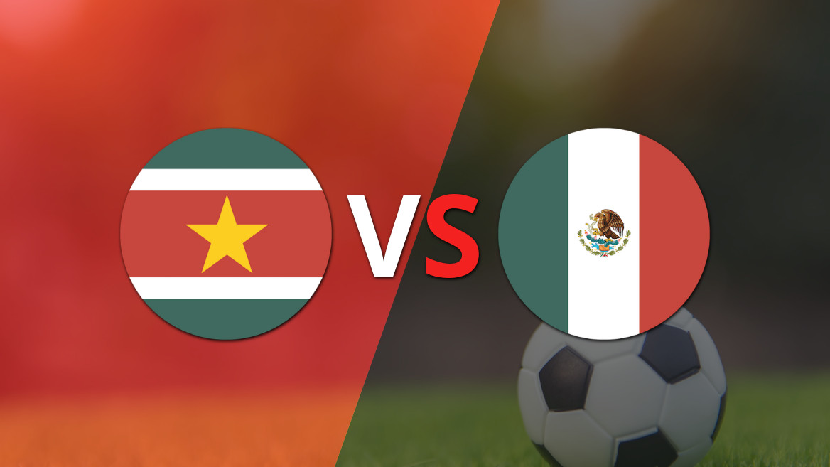 México se impone por dos goles de diferencia ante Surinam