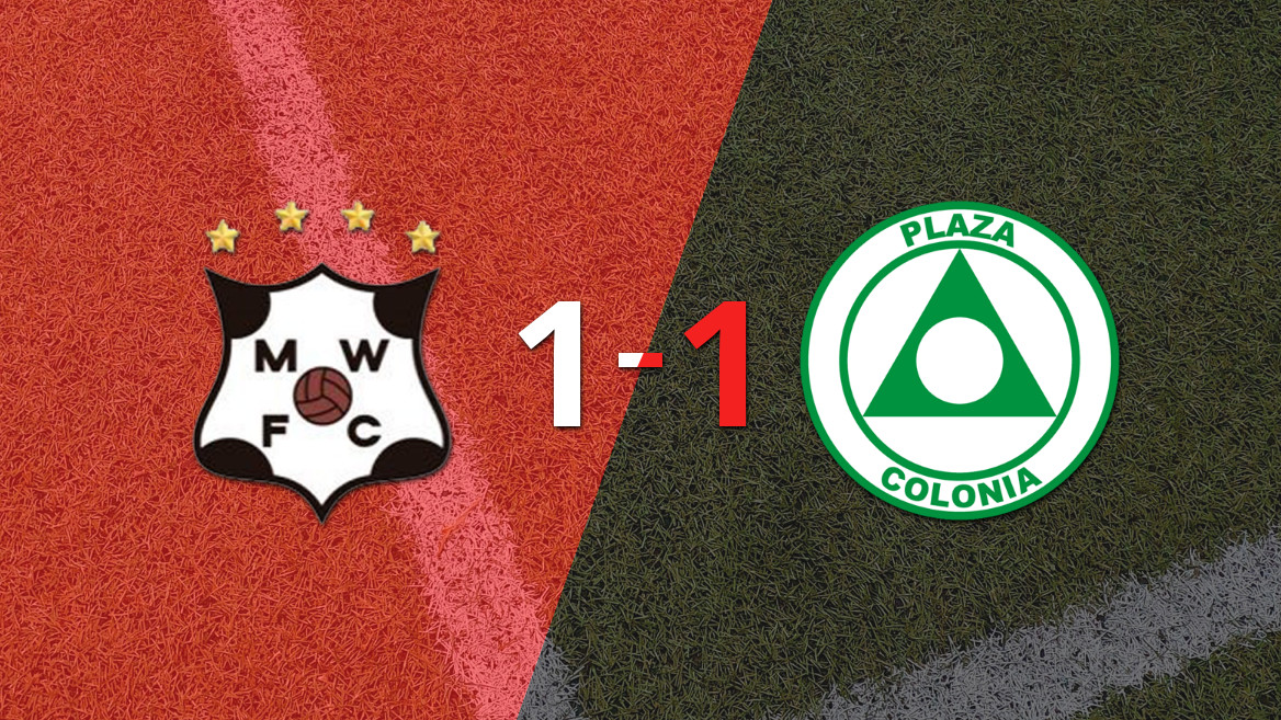 Wanderers y Plaza Colonia empatan en un emocionante duelo