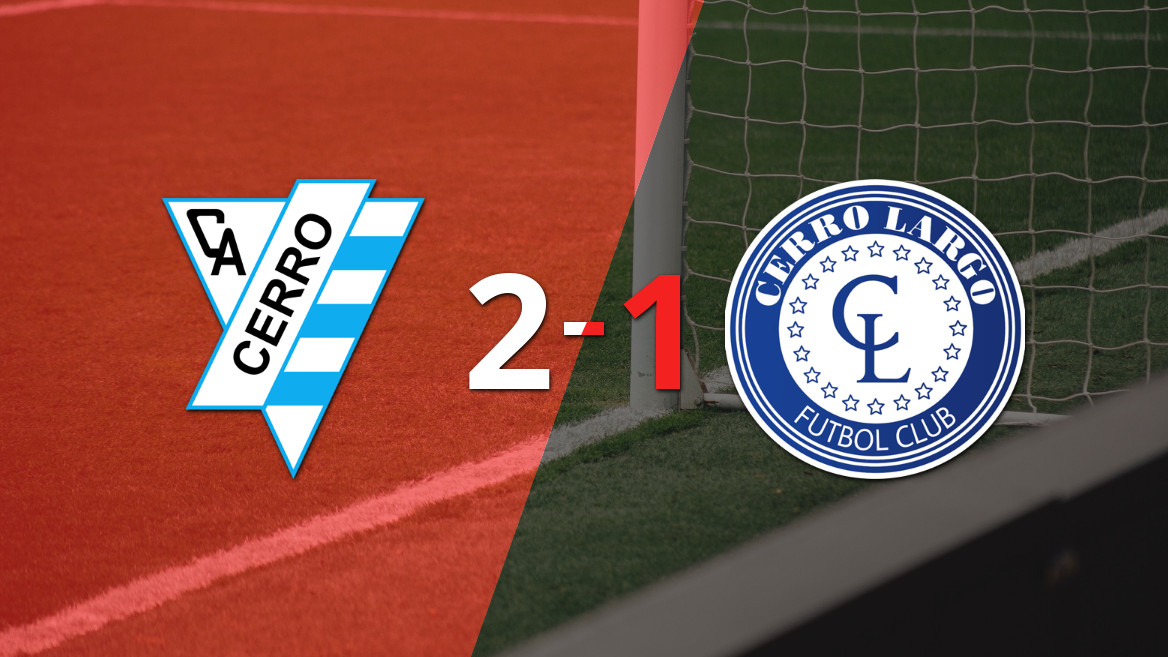 Cerro triumphs over Cerro Largo with a late goal