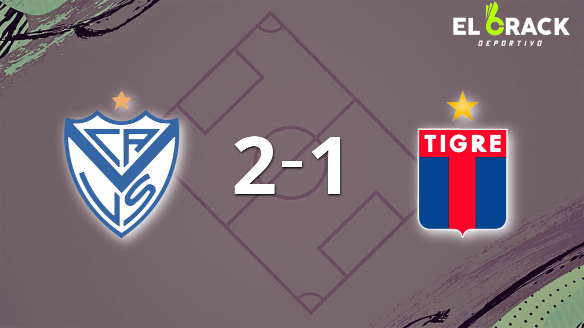 Tigre no pudo con Vélez y perdió 2 a 1 tras gol agónico