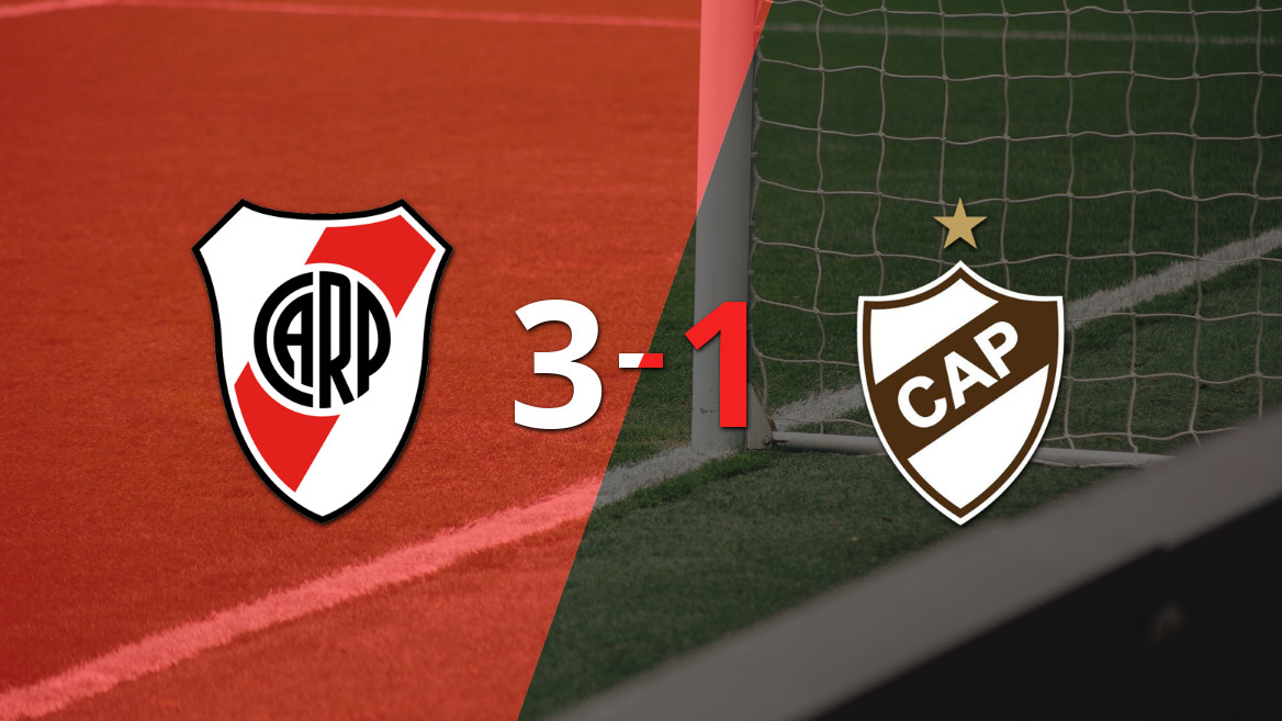 River Plate triunfa com autoridade ao vencer Platense por 3-1