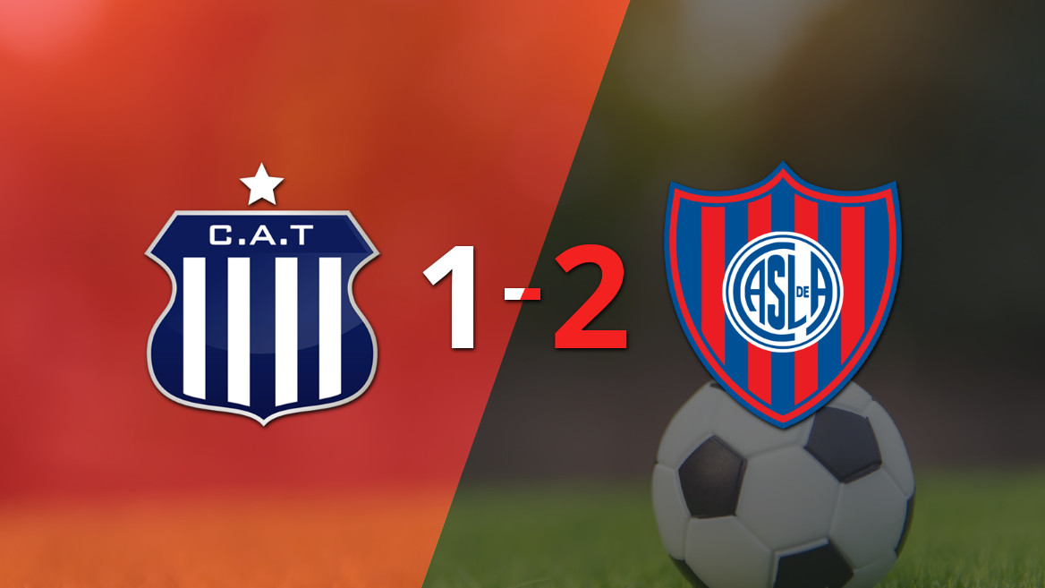 San Lorenzo logra una victoria agónica por 2 a 1 ante Talleres