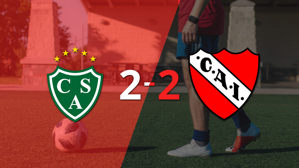 Sarmiento and Independiente Share the Spoils with a 2-2 Draw