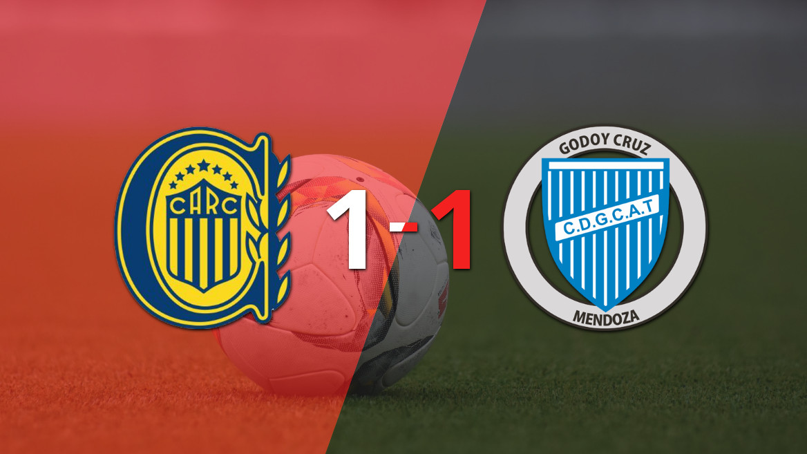 Godoy Cruz logra un empate agónico ante Rosario Central