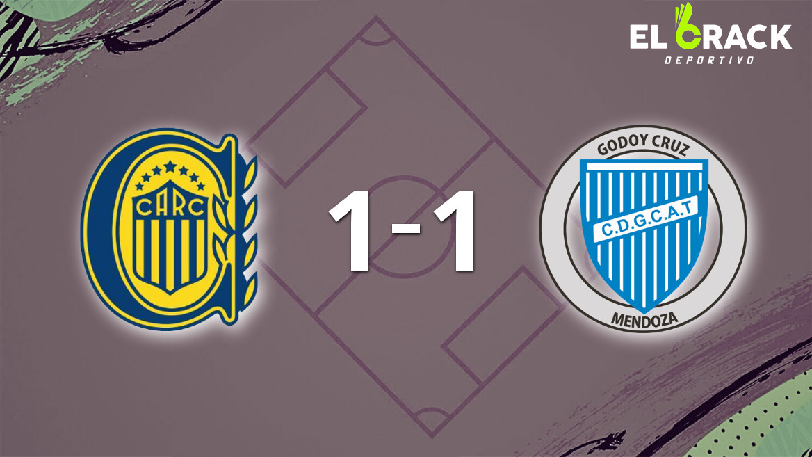 Sobre el final, Vicente Poggi marcó el gol del empate entre Godoy Cruz y Rosario Central