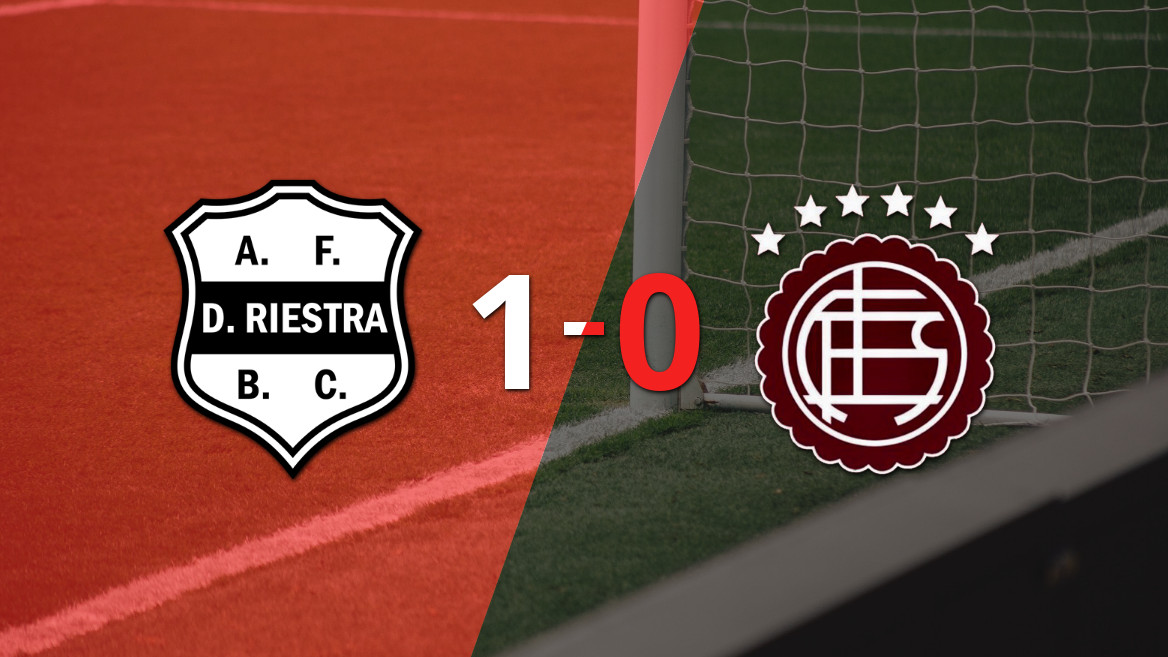 Riestra se impone a Lanús con un solitario tanto en el Guillermo Laza