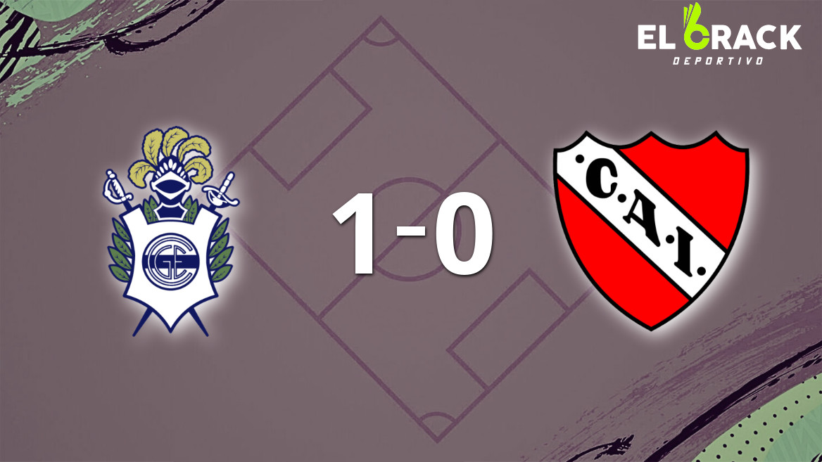 Con gol de Gastón Suso, Gimnasia le ganó a Independiente por 1 a 0