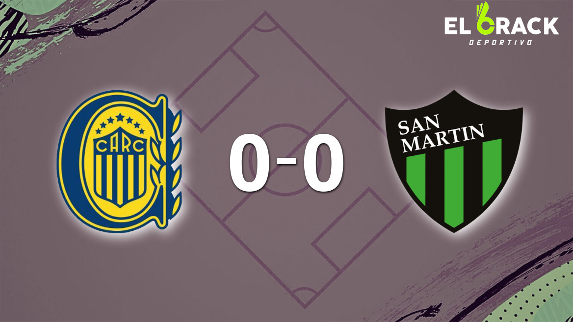 Rosario Central y San Martín (SJ) empataron sin goles