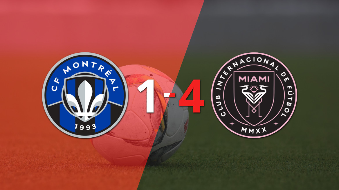 Inter Miami domina com uma virada e vence o CF Montréal por 4 a 1