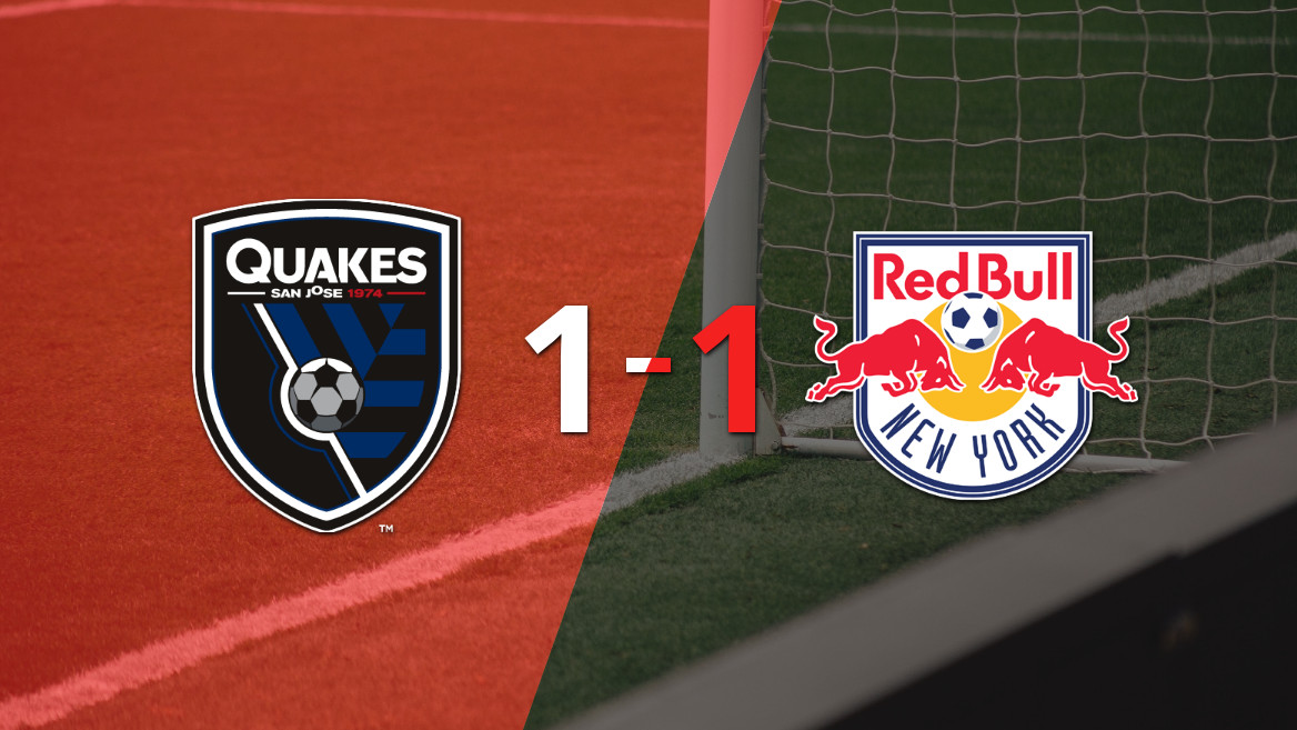 San José Earthquakes salvam um empate contra New York Red Bulls com gol contra de Mohammed Sofo