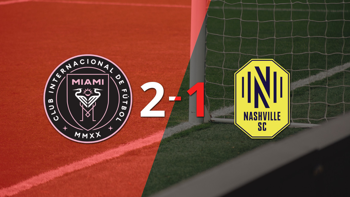 Inter Miami vence Nashville SC com dois gols de Lionel Messi