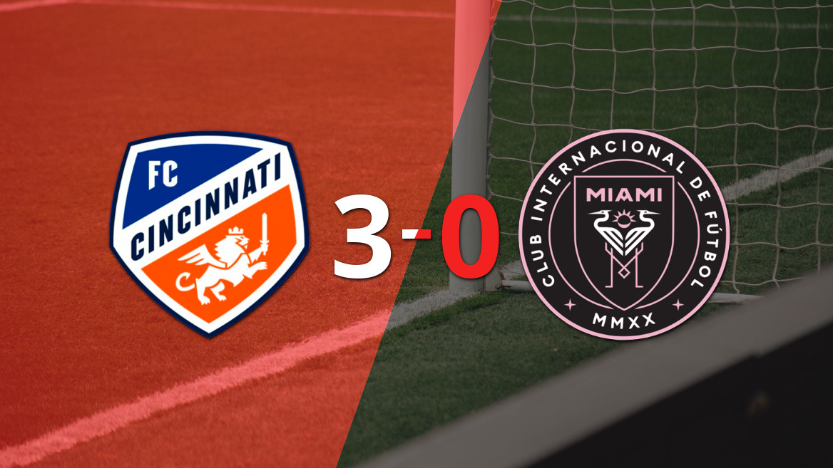 FC Cincinnati supera o Inter Miami com dois gols de Evander