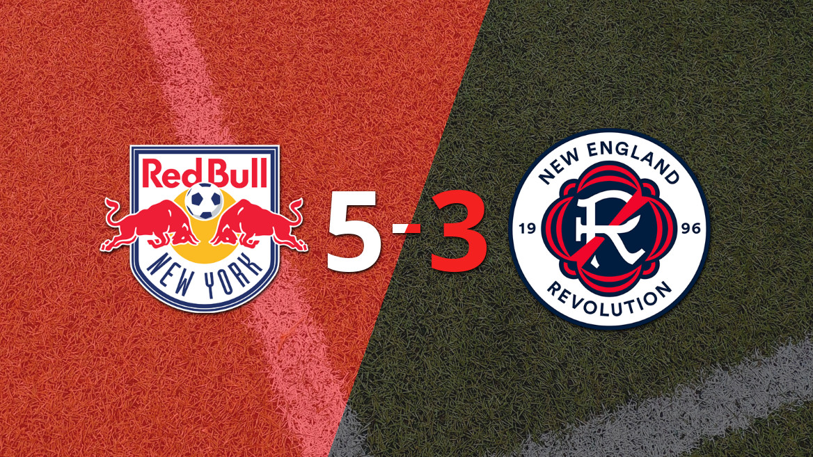 El agónico triunfo de NY Red Bulls sobre New England Revolution a pesar del esfuerzo de Leonardo Campana