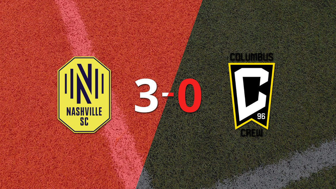 Nashville SC vence Columbus Crew por 3 a 0 em casa