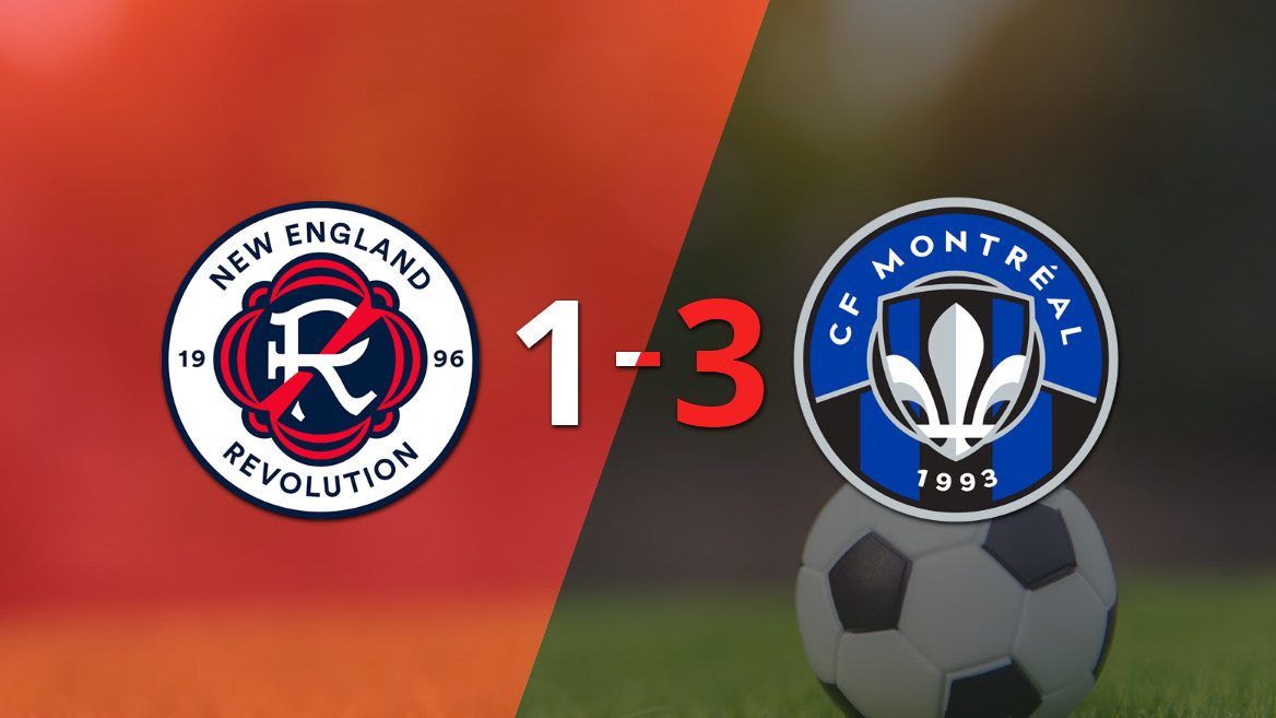 CF Montréal se impone 3-1 sobre New England Revolution en un emocionante encuentro