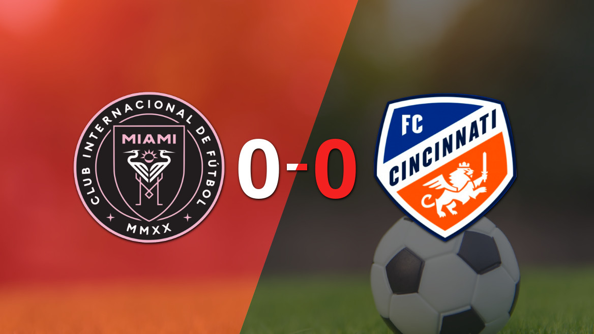<Inter Miami y FC Cincinnati empatan en un duelo sin goles>
