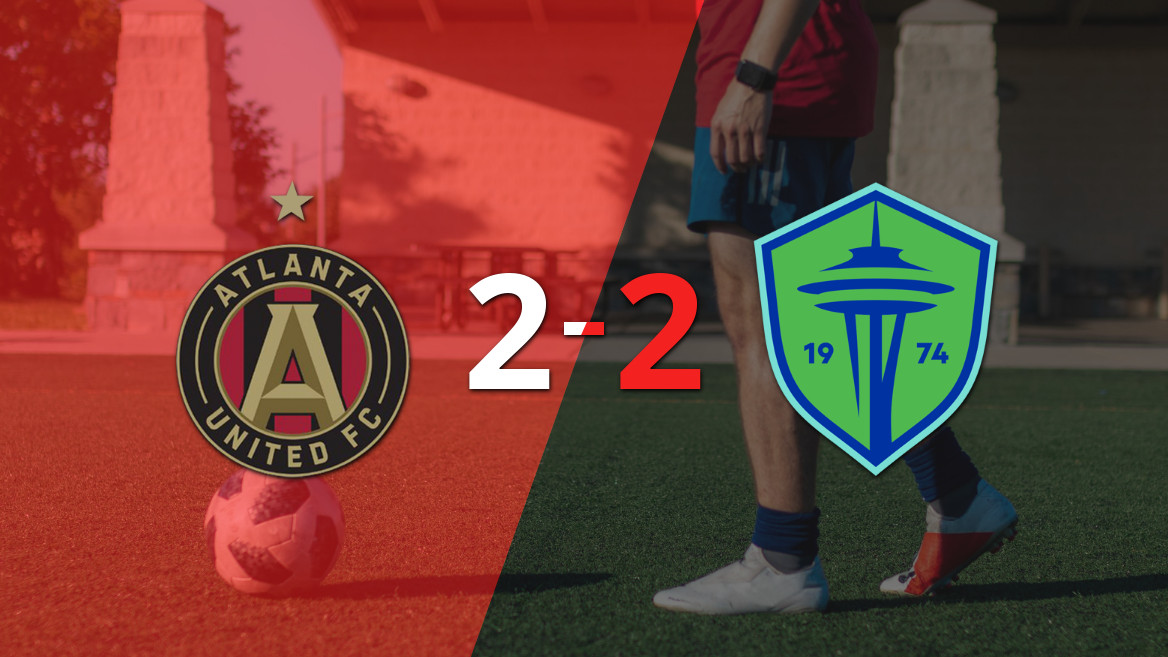 Atlanta United logra un empate agónico frente a Seattle Sounders