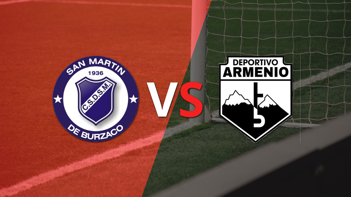 San Martín Burzaco y Dep. Armenio se repartieron los puntos en un 1 a 1