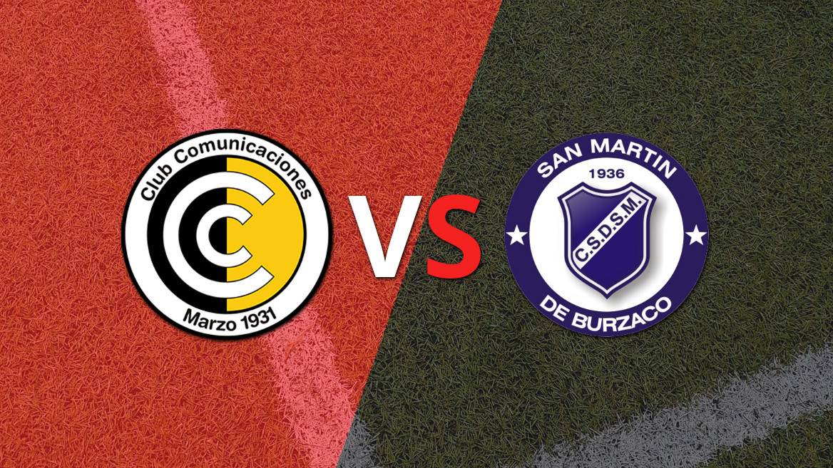 Comunicaciones y San Martín Burzaco llegan al segundo tiempo sin goles