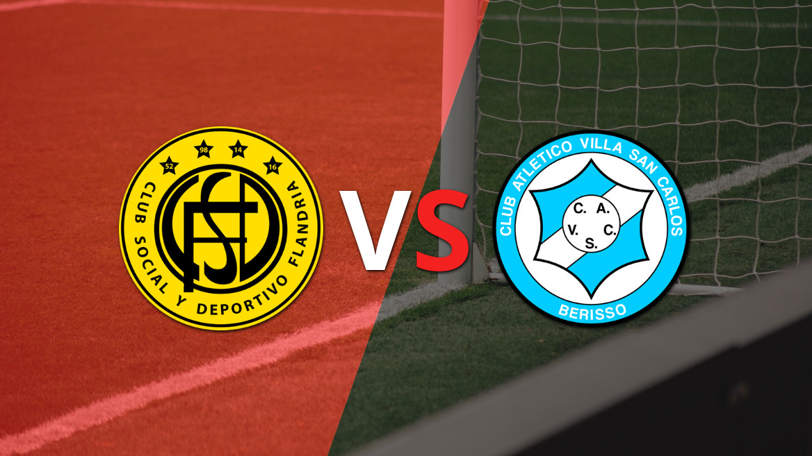 Flandria sufrió una derrota por 1-0 ante Villa San Carlos con el gol de Matias Samaniego