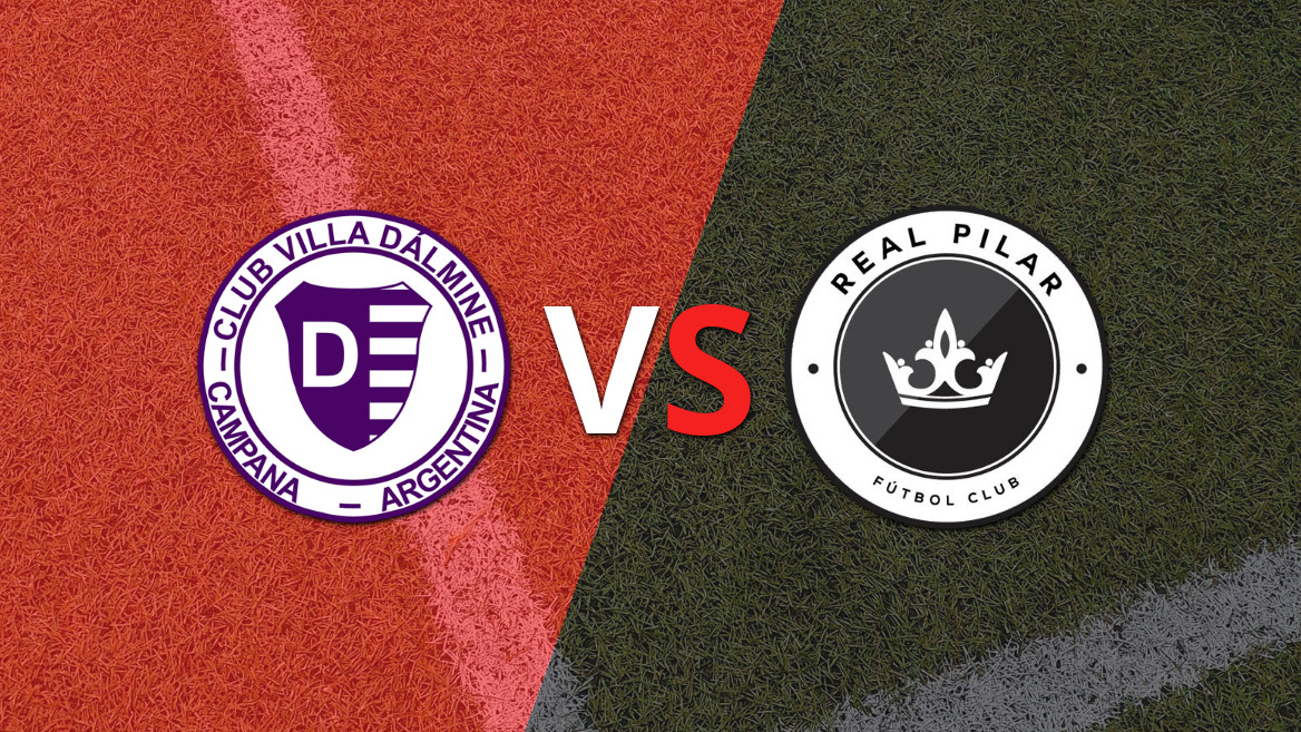 Villa Dálmine no pudo en casa ante Real Pilar y empataron 1-1