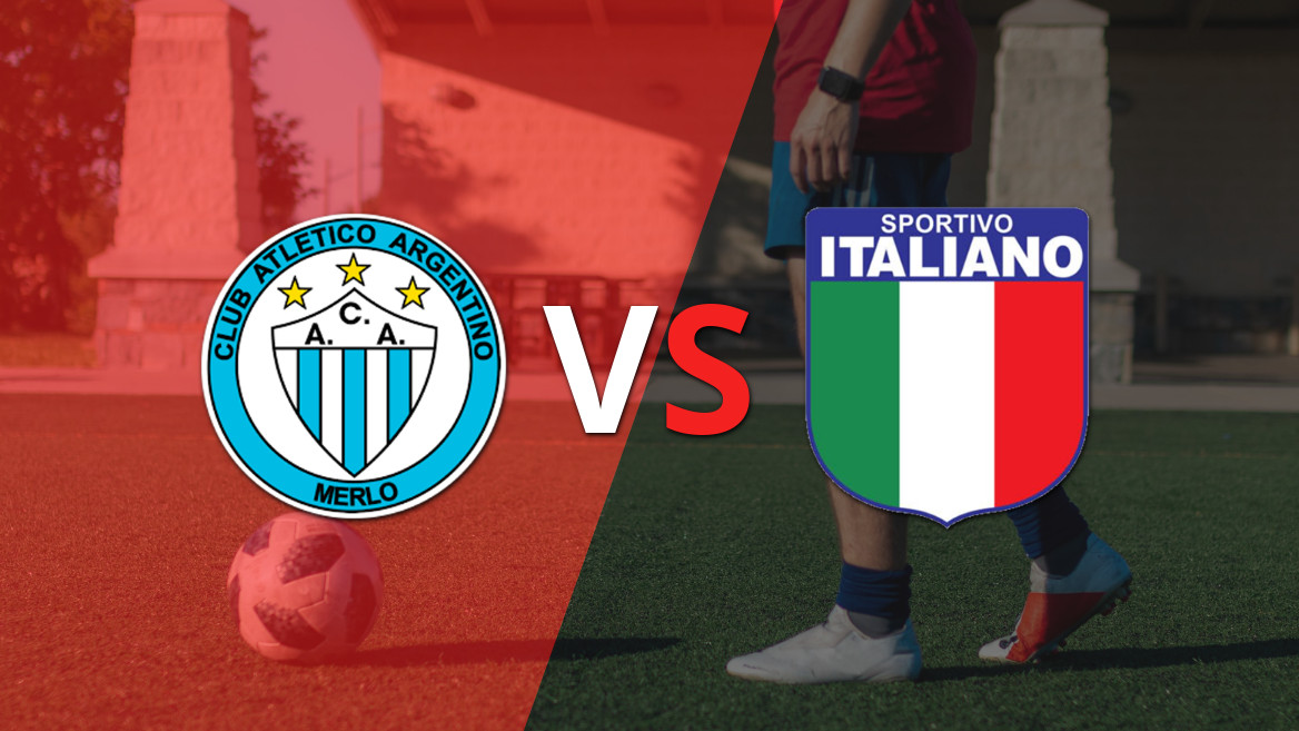 Argentino de Merlo y Sp. Italiano se reparten los puntos y empatan 1-1