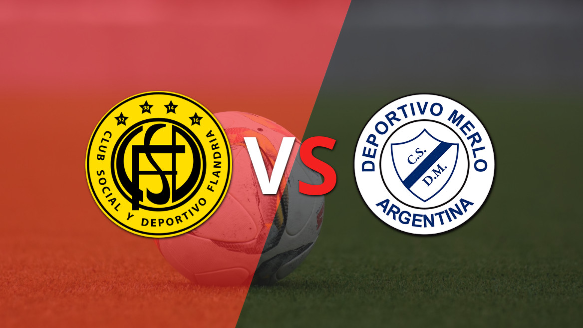 EN VIVO: Flandria y Dep. Merlo igualaron 1 a 1