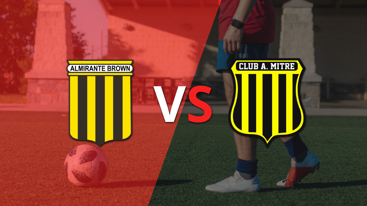 Sólido triunfo de Almirante Brown por 2-0 frente a Mitre (SE)