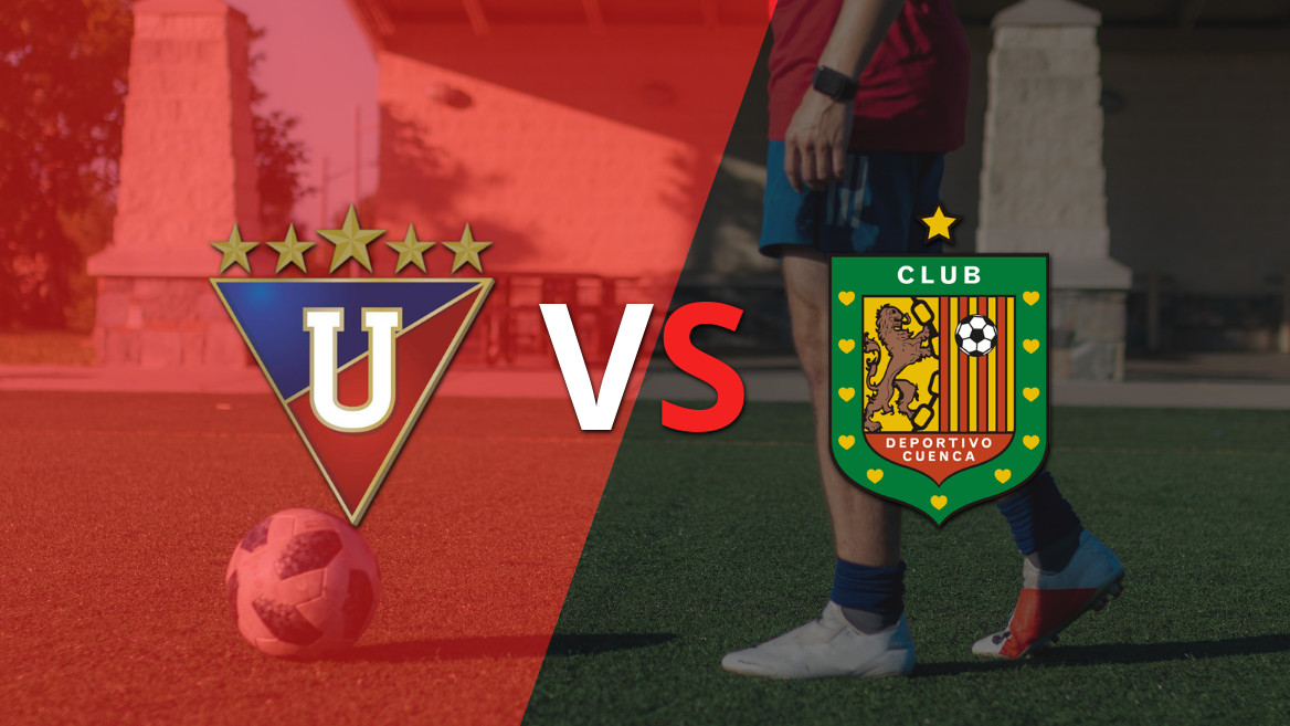 Empate agónico de Liga de Quito ante Deportivo Cuenca con un decisivo gol de Alejandro Cabeza