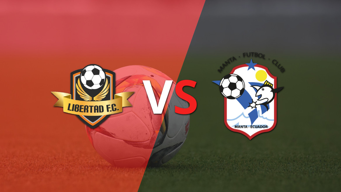 Libertad venció a Manta F.C. 1 a 0 en el estadio Alejandro Serrano Aguilar Banco del Austro con un gol agónico